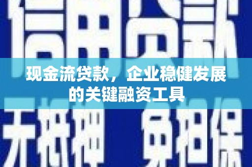 新林现金流贷款，企业稳健发展的关键融资工具