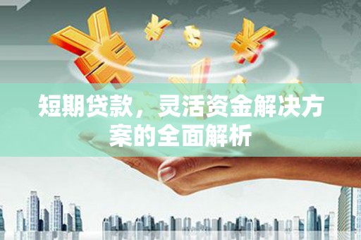 新林短期贷款，灵活资金解决方案的全面解析
