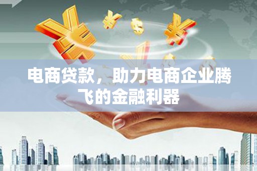 新林电商贷款，助力电商企业腾飞的金融利器