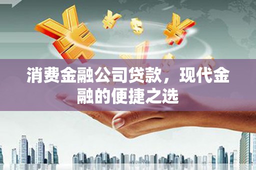 新林消费金融公司贷款，现代金融的便捷之选