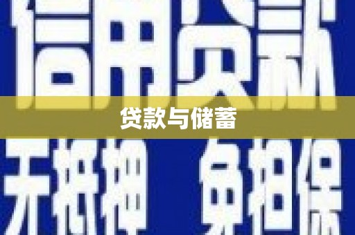 新林贷款与储蓄