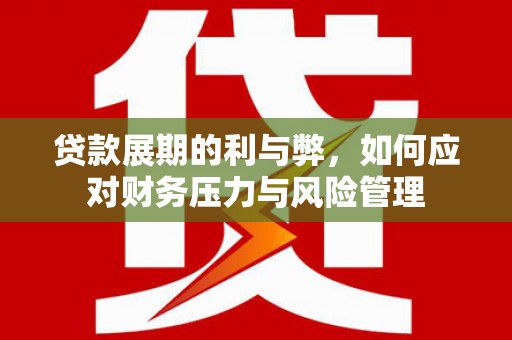 新林贷款展期的利与弊，如何应对财务压力与风险管理