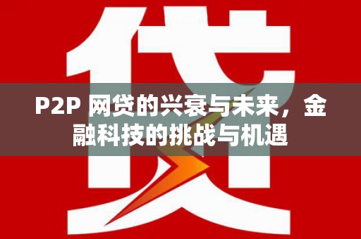 新林P2P 网贷的兴衰与未来，金融科技的挑战与机遇