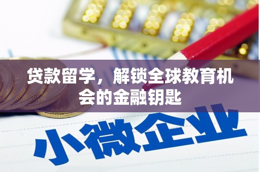 新林贷款留学，解锁全球教育机会的金融钥匙