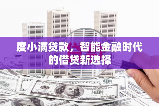新林度小满贷款，智能金融时代的借贷新选择
