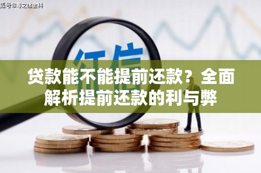 新林贷款能不能提前还款？全面解析提前还款的利与弊