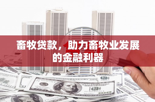 新林畜牧贷款，助力畜牧业发展的金融利器