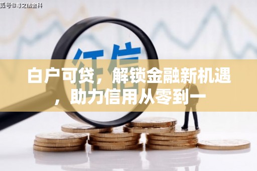 新林白户可贷，解锁金融新机遇，助力信用从零到一