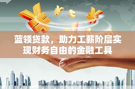 新林蓝领贷款，助力工薪阶层实现财务自由的金融工具