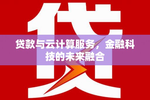 新林贷款与云计算服务，金融科技的未来融合