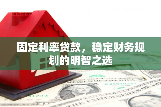 新林固定利率贷款，稳定财务规划的明智之选