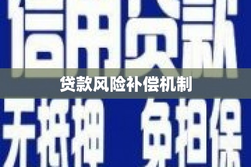 新林贷款风险补偿机制