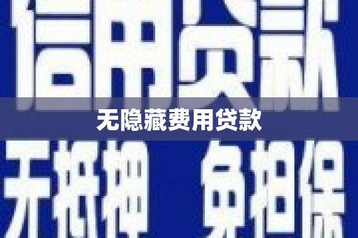 新林无隐藏费用贷款