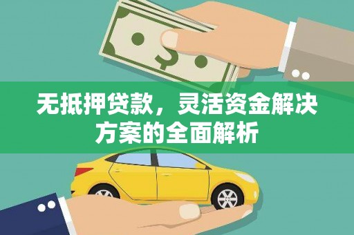 新林无抵押贷款，灵活资金解决方案的全面解析
