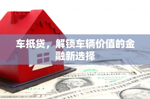 新林车抵贷，解锁车辆价值的金融新选择