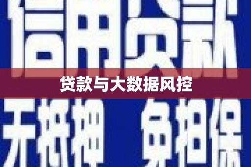 新林贷款与大数据风控