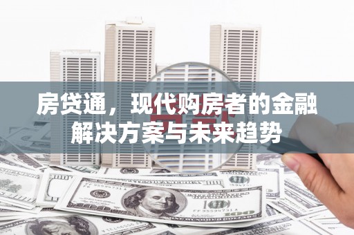 新林房贷通，现代购房者的金融解决方案与未来趋势