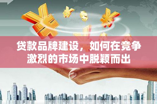 新林贷款品牌建设，如何在竞争激烈的市场中脱颖而出