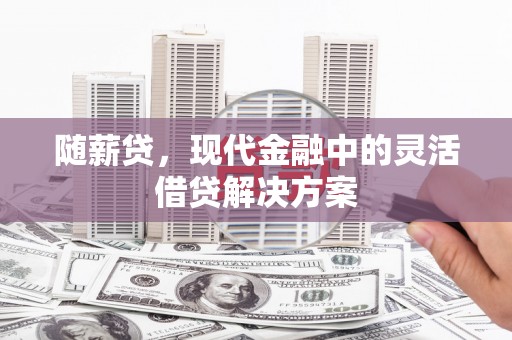 新林随薪贷，现代金融中的灵活借贷解决方案