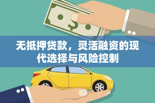 新林无抵押贷款，灵活融资的现代选择与风险控制