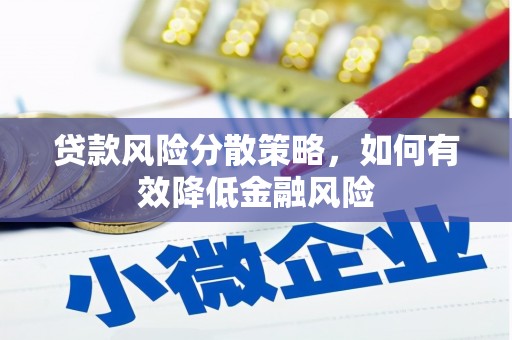 新林贷款风险分散策略，如何有效降低金融风险