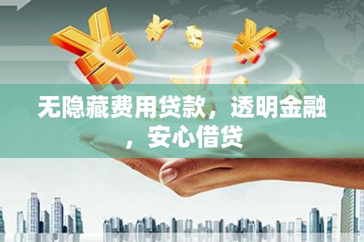 新林无隐藏费用贷款，透明金融，安心借贷