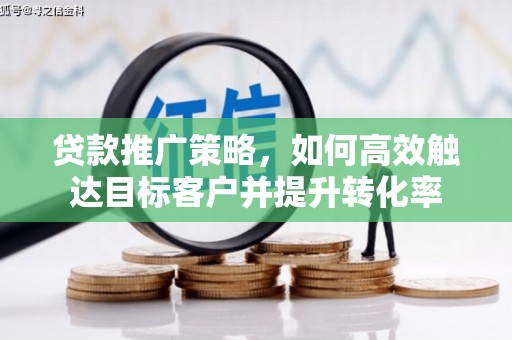 新林贷款推广策略，如何高效触达目标客户并提升转化率
