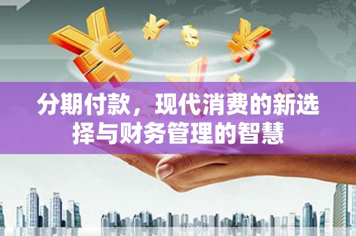 新林分期付款，现代消费的新选择与财务管理的智慧