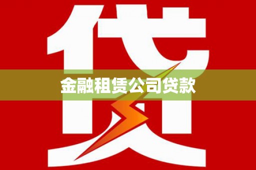 新林金融租赁公司贷款