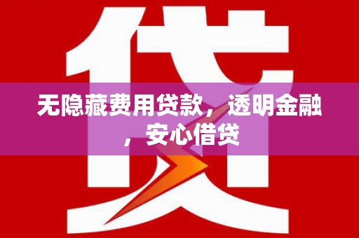 新林无隐藏费用贷款，透明金融，安心借贷