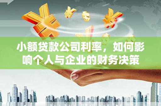 新林小额贷款公司利率，如何影响个人与企业的财务决策