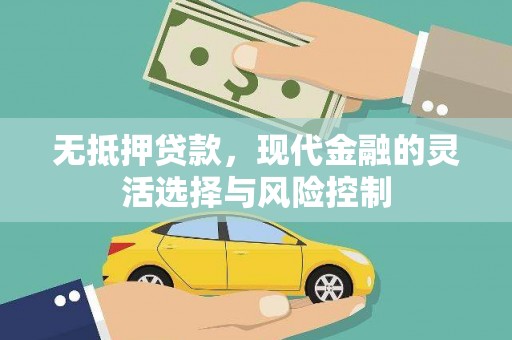 新林无抵押贷款，现代金融的灵活选择与风险控制