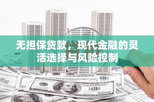 新林无担保贷款，现代金融的灵活选择与风险控制