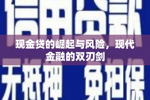 新林现金贷的崛起与风险，现代金融的双刃剑
