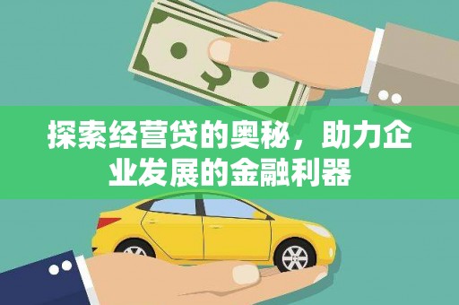 新林探索经营贷的奥秘，助力企业发展的金融利器