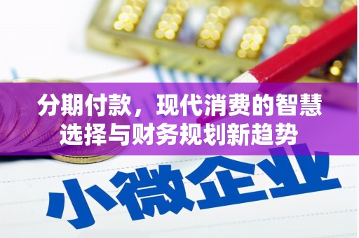 新林分期付款，现代消费的智慧选择与财务规划新趋势