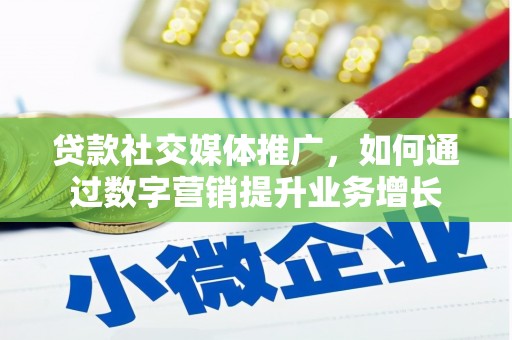 新林贷款社交媒体推广，如何通过数字营销提升业务增长