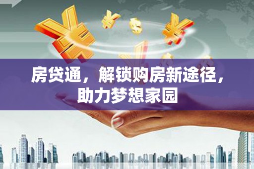 新林房贷通，解锁购房新途径，助力梦想家园