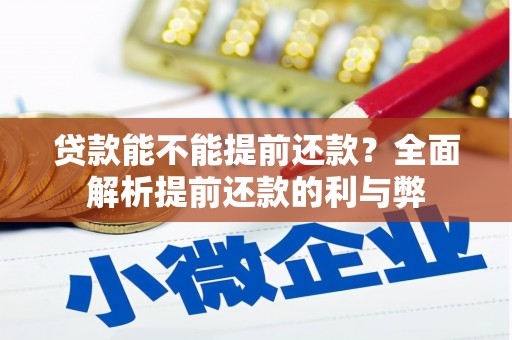 新林贷款能不能提前还款？全面解析提前还款的利与弊