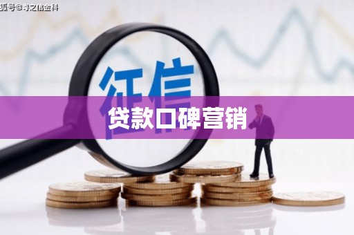 新林贷款口碑营销