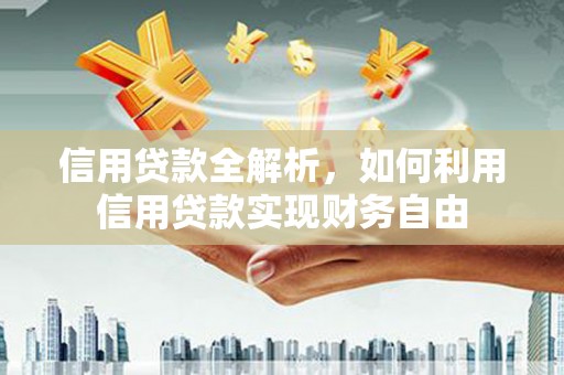新林信用贷款全解析，如何利用信用贷款实现财务自由